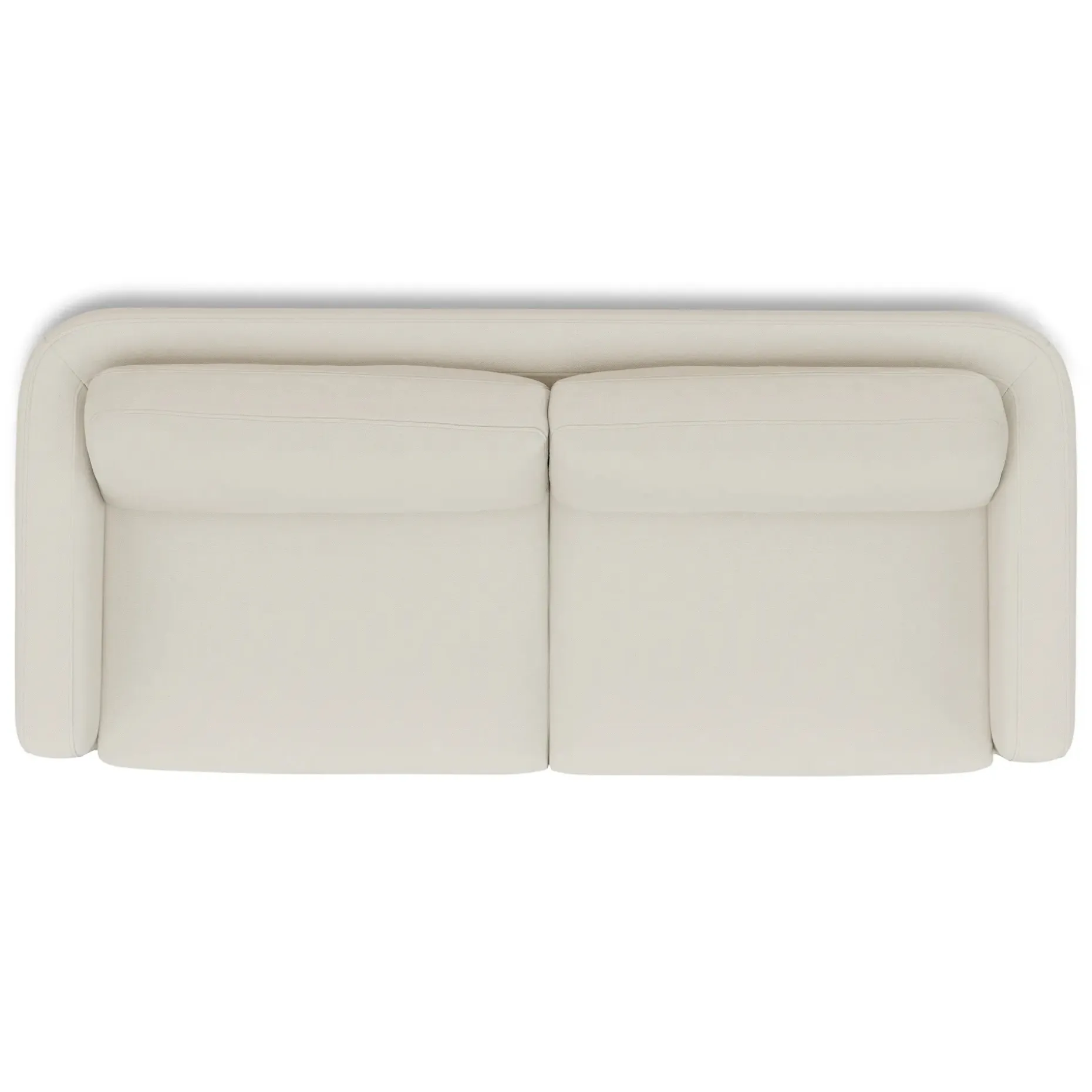 Vati 92" Sofa - Honey Oak and Buckler Ivory