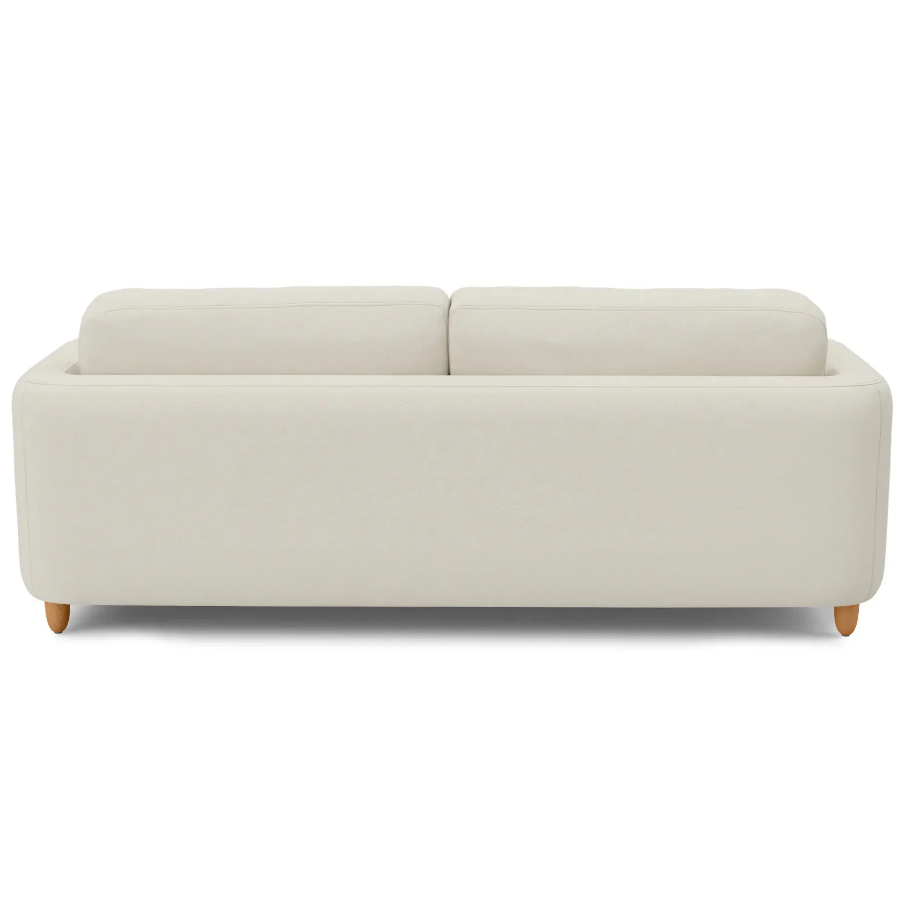 Vati 92" Sofa - Honey Oak and Buckler Ivory