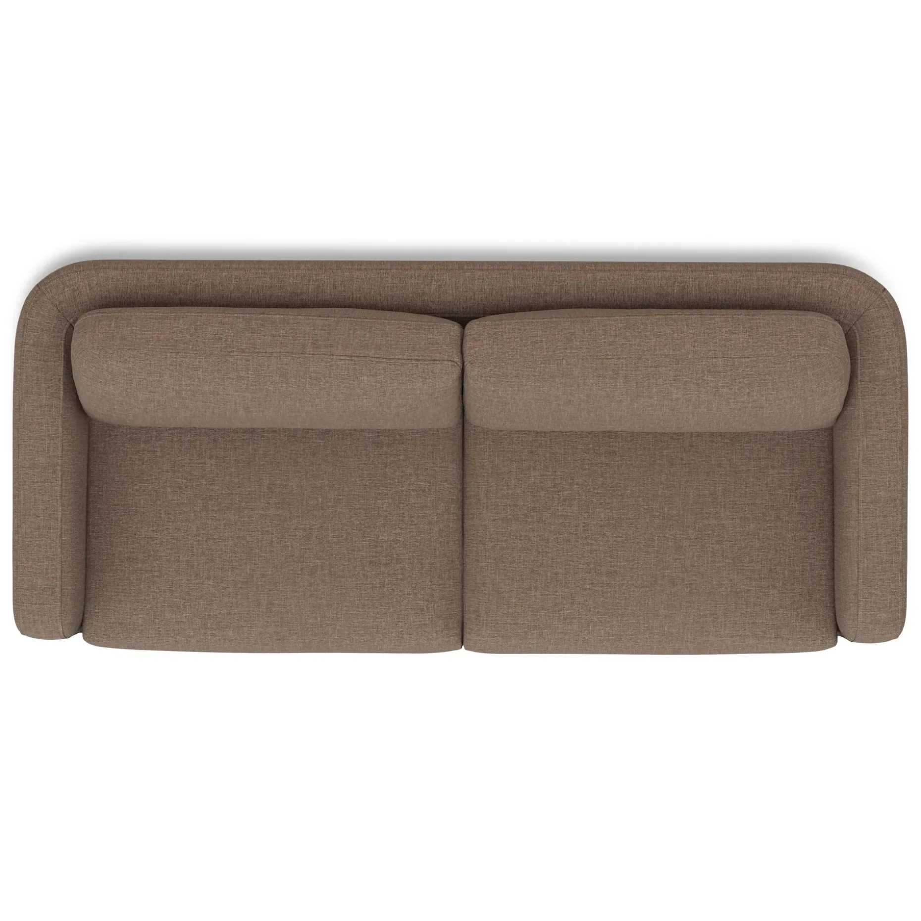Vati 92" Sofa - Natural Oak and Buckler Brown
