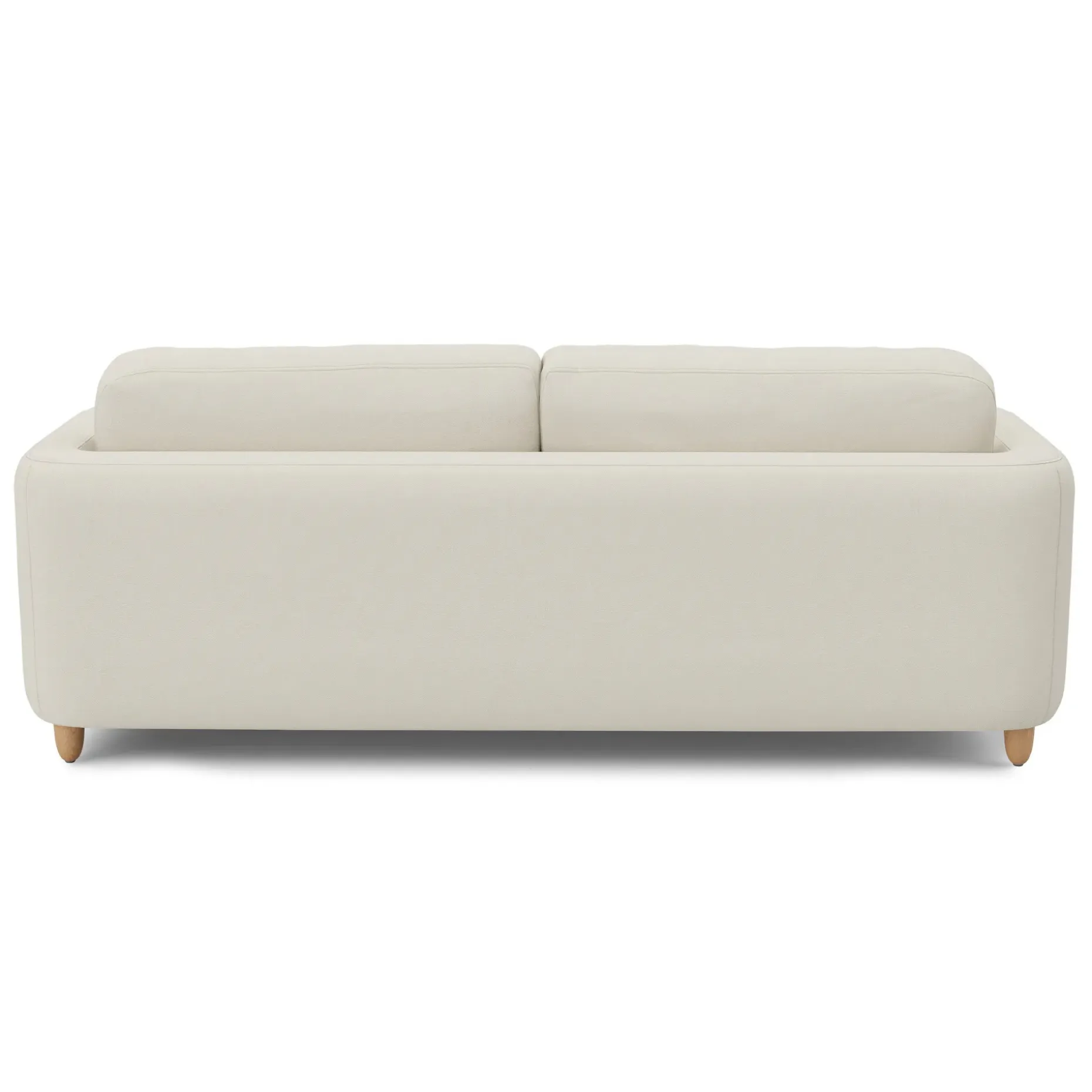 Vati 92" Sofa - Natural Oak and Buckler Ivory