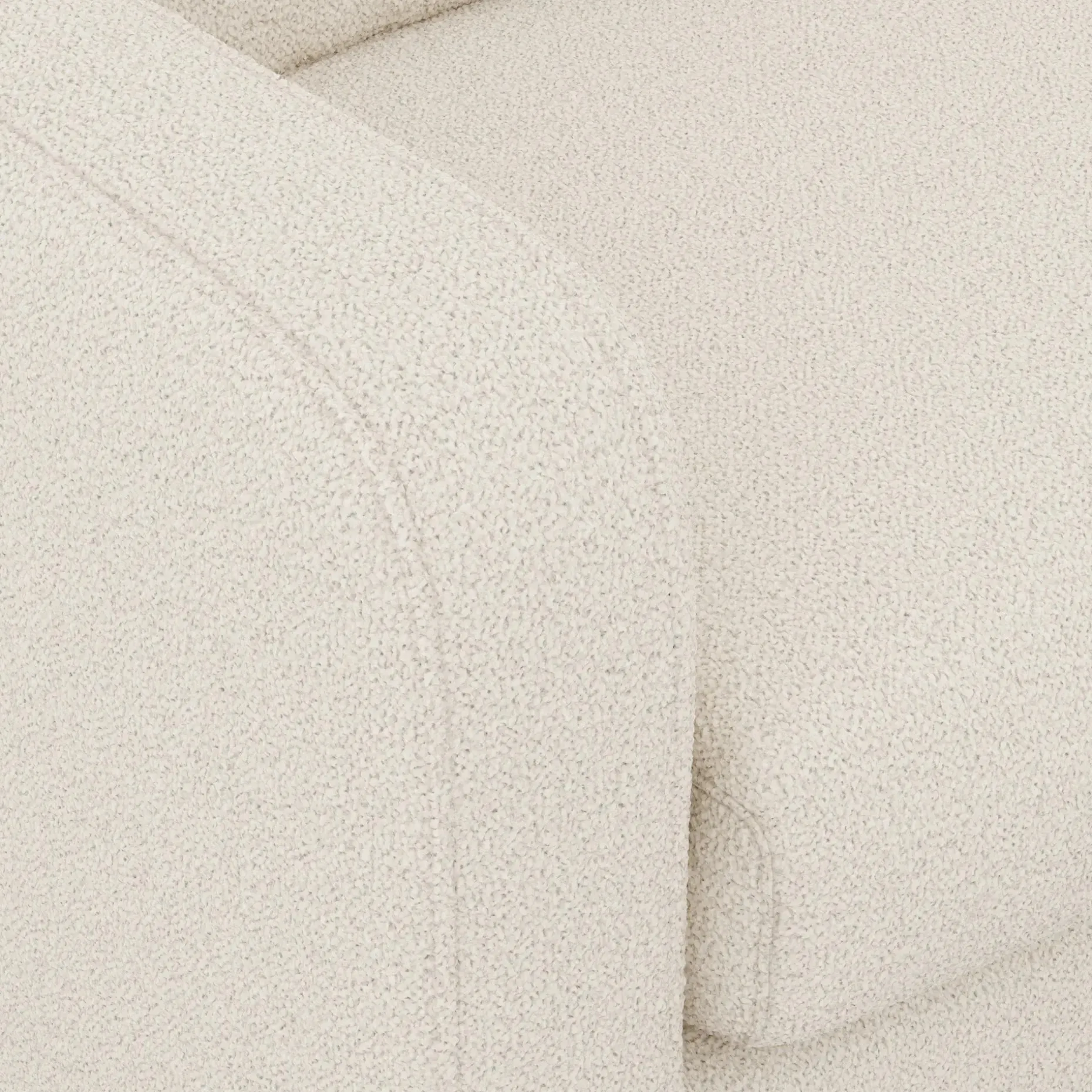 Vati 92" Sofa - Natural Oak and Ivory Wool Bouclé