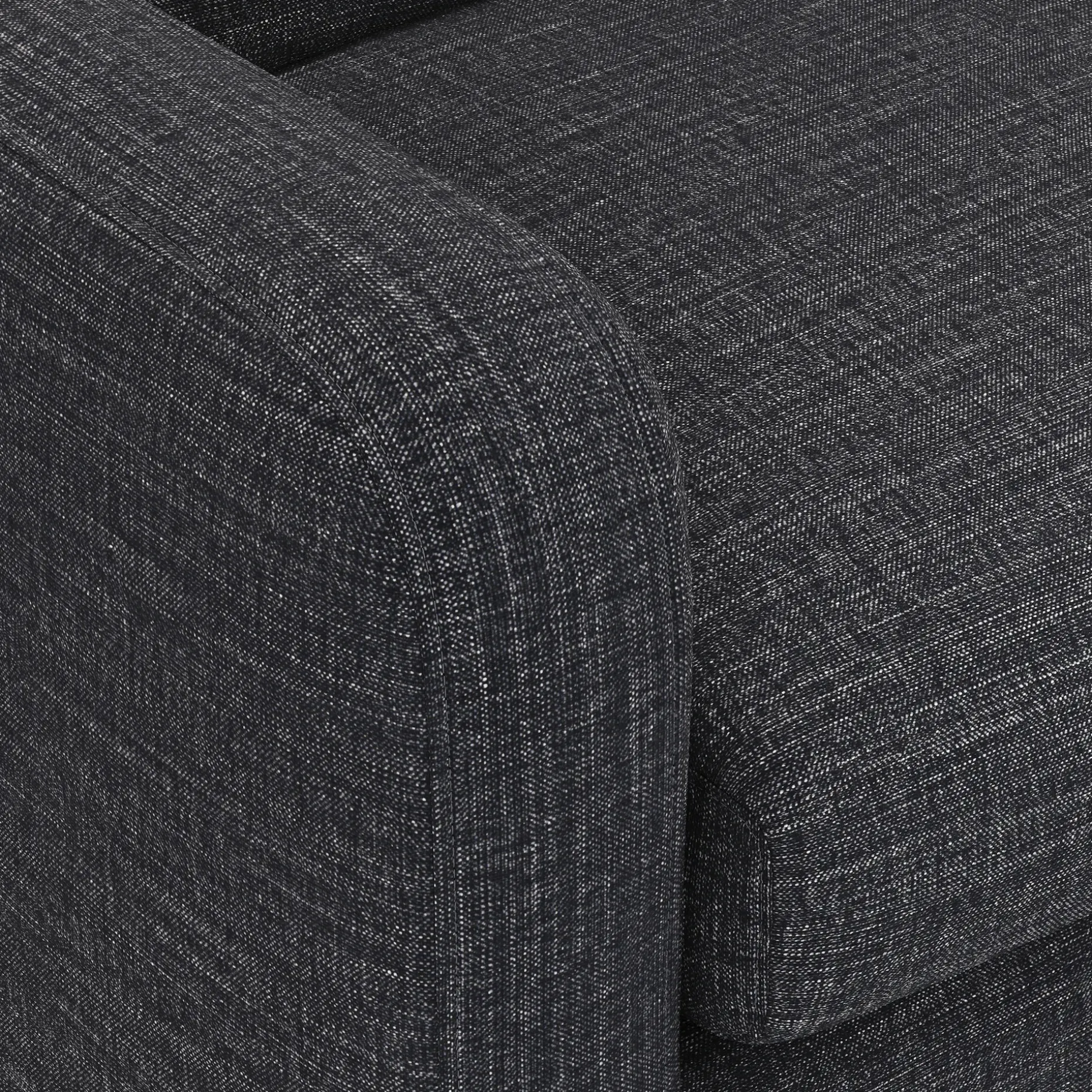 Vati 92" Sofa - Natural Oak and Napa Charcoal
