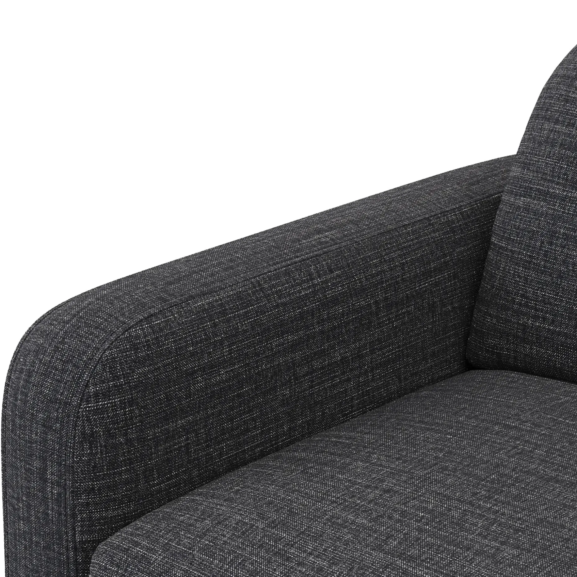 Vati 92" Sofa - Natural Oak and Napa Charcoal