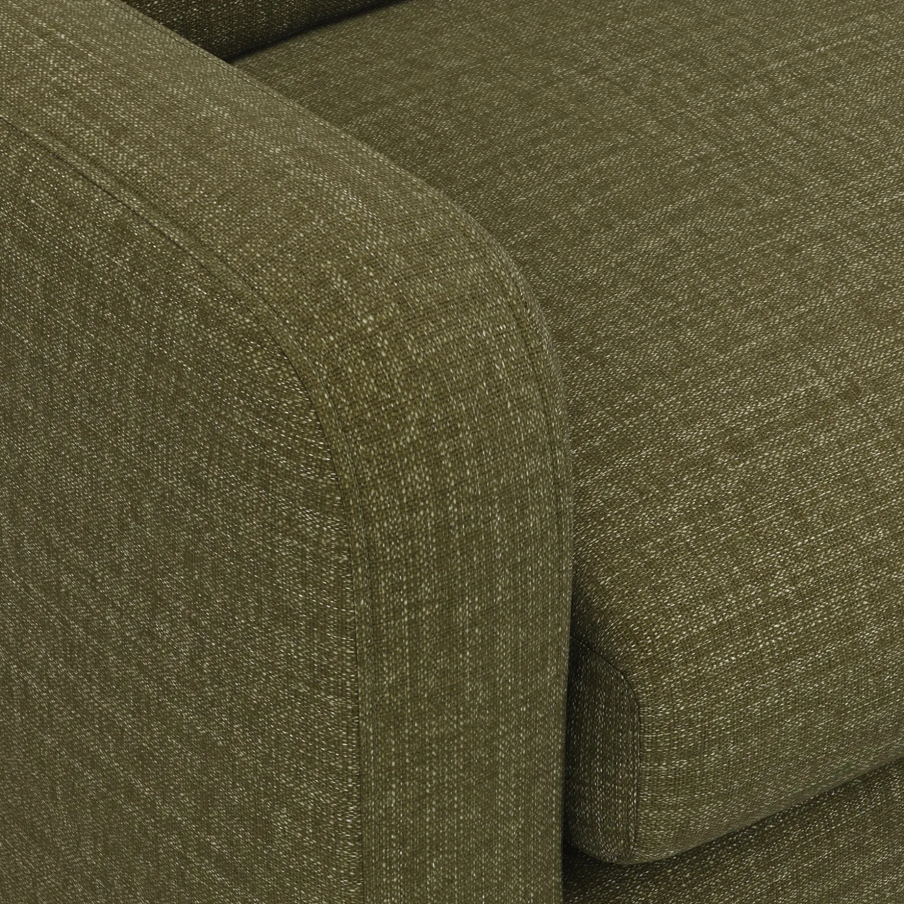 Vati 92" Sofa - Natural Oak and Napa Moss