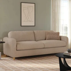 Vati 92" Sofa - Sandstone Wool Bouclé