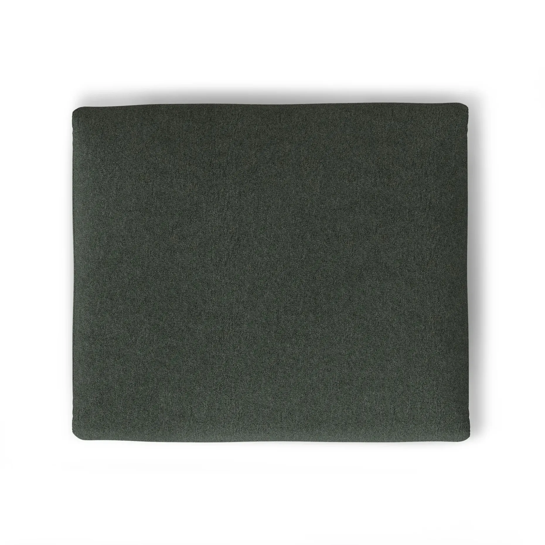 Vati 33" Storage Ottoman - Natural Oak and Green Wool Bouclé