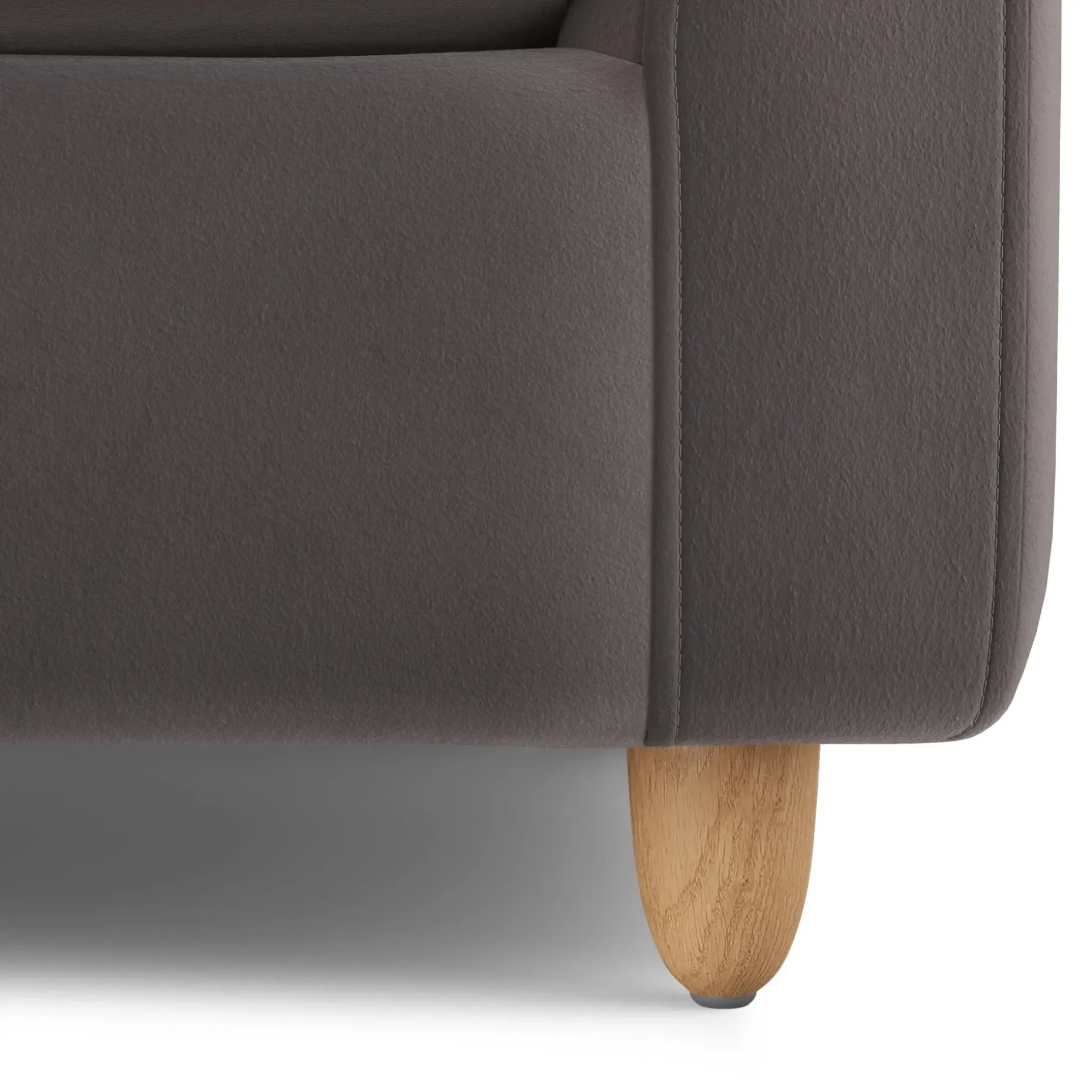 Vati 114" Velvet Left Storage Sleeper Sectional - Hale Warm Gray