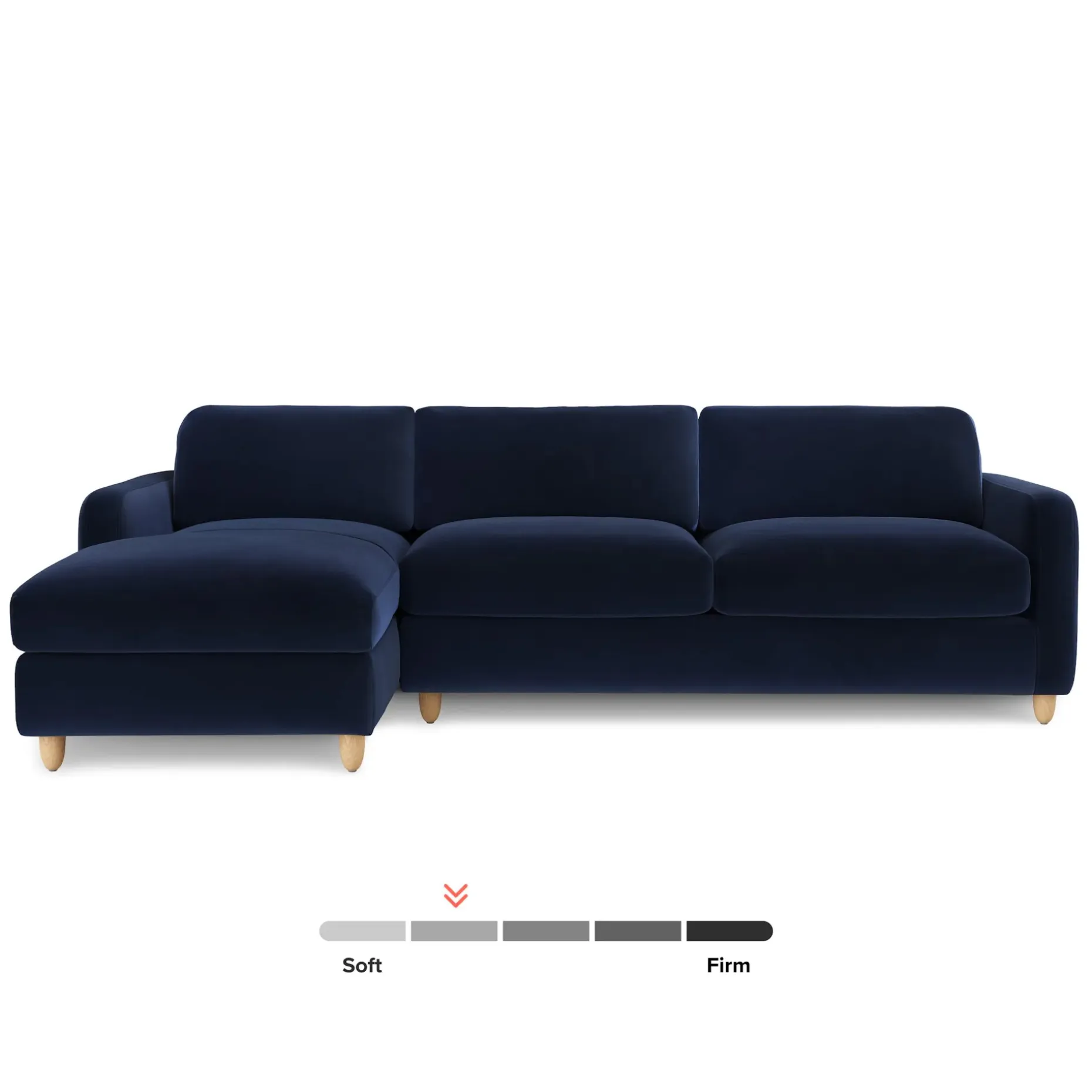 Vati 114" Velvet Left Storage Sleeper Sectional - Hale Ink