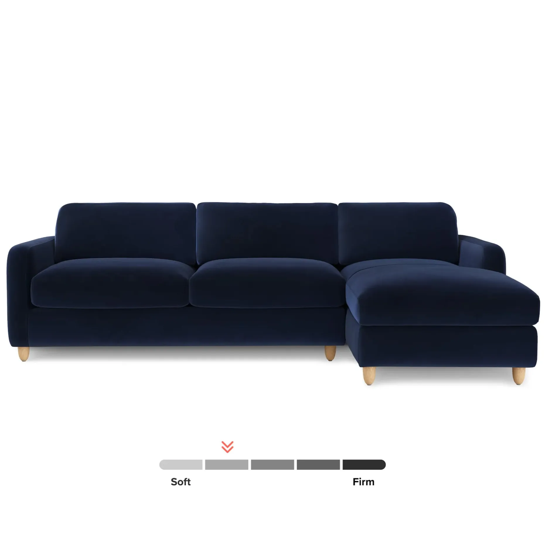 Vati 114" Velvet Right Storage Sleeper Sectional - Hale Ink