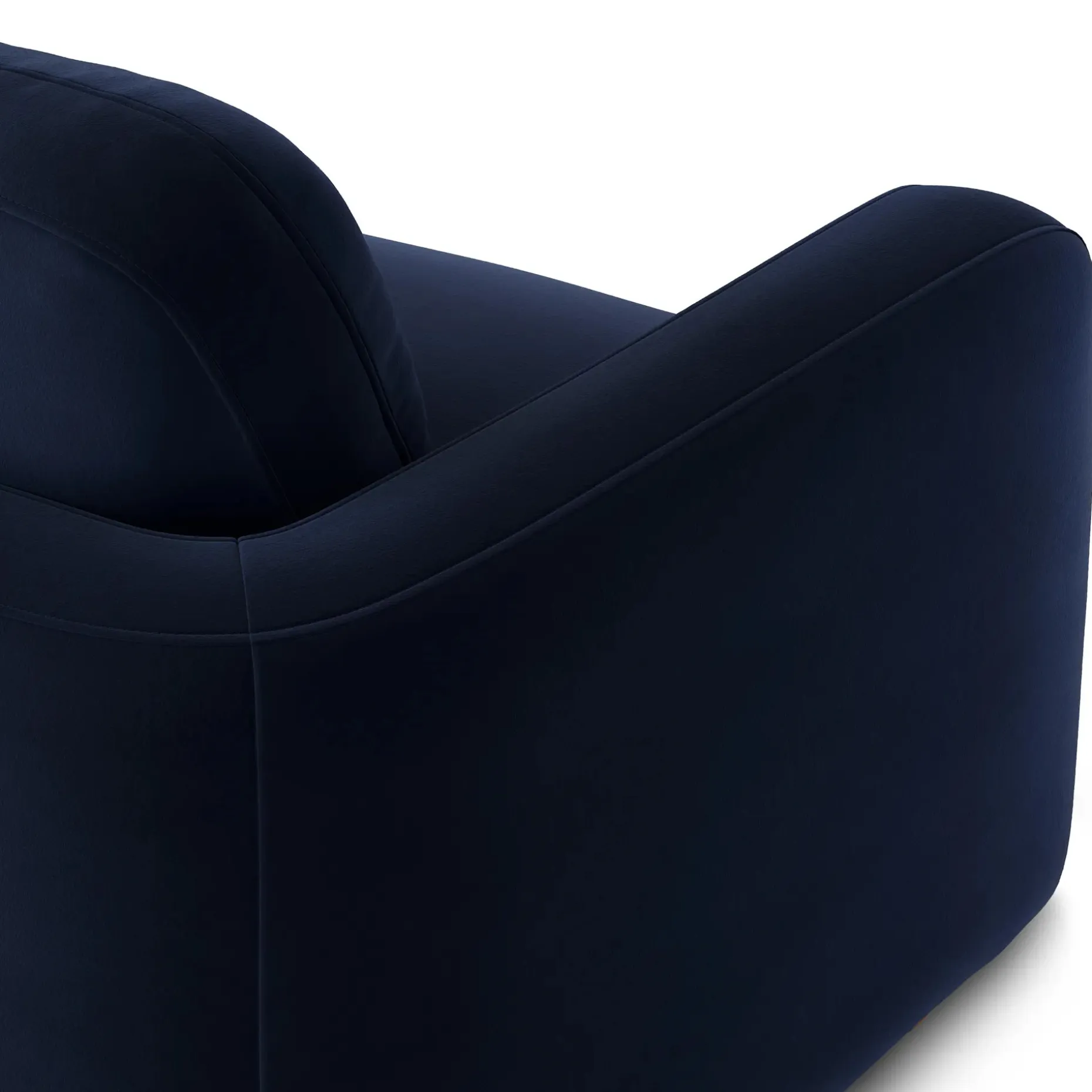 Vati 114" Velvet Right Storage Sleeper Sectional - Hale Ink