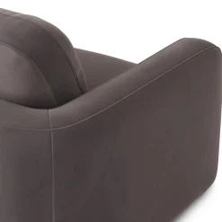 Vati 114" Velvet Right Storage Sleeper Sectional - Hale Warm Gray