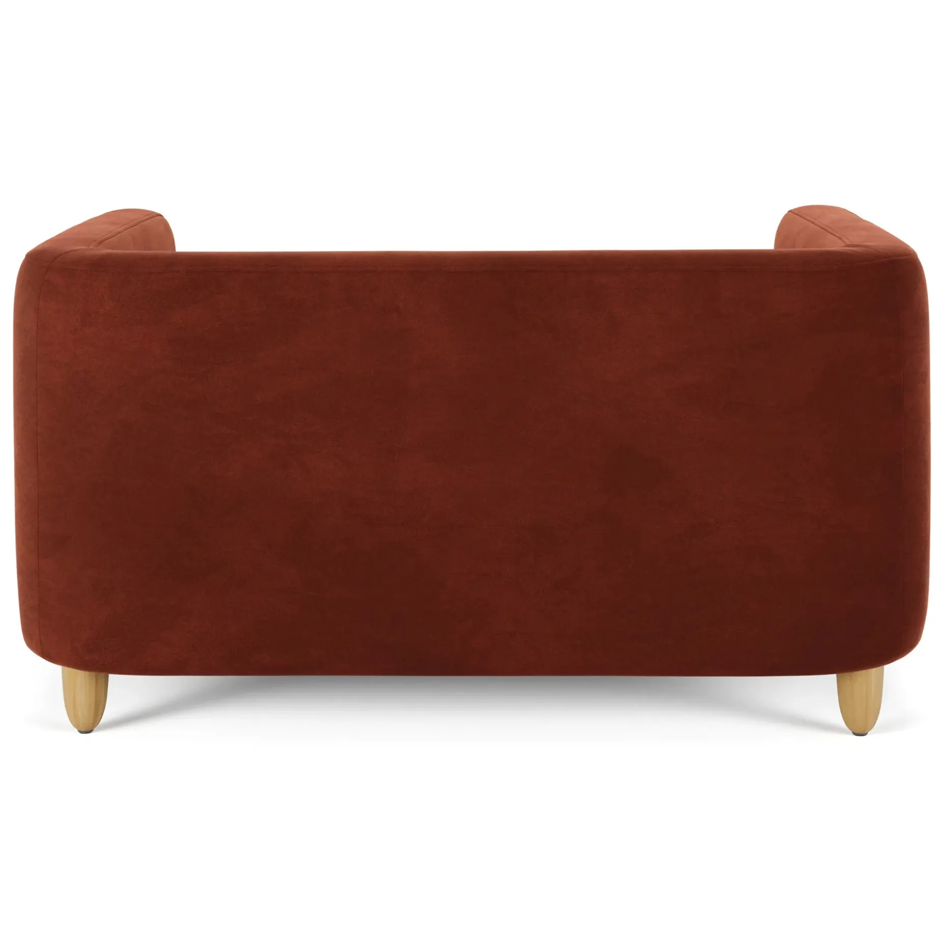 Vati 53" Velvet Sleeper Chair - Hale Rust