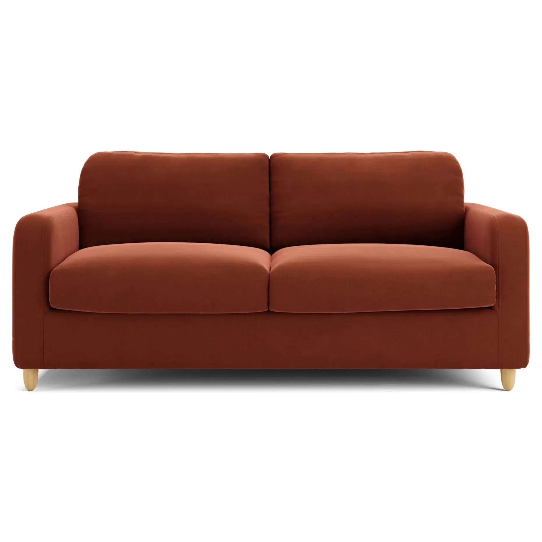 Vati 80" Velvet Sofa Bed - Hale Rust