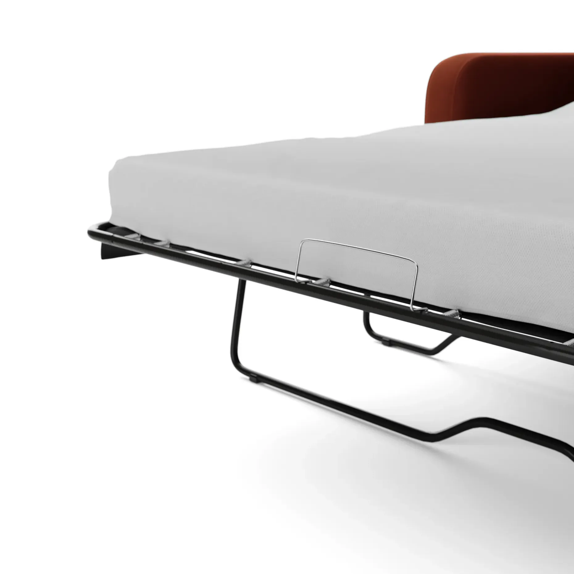 Vati 80" Velvet Sofa Bed - Hale Rust