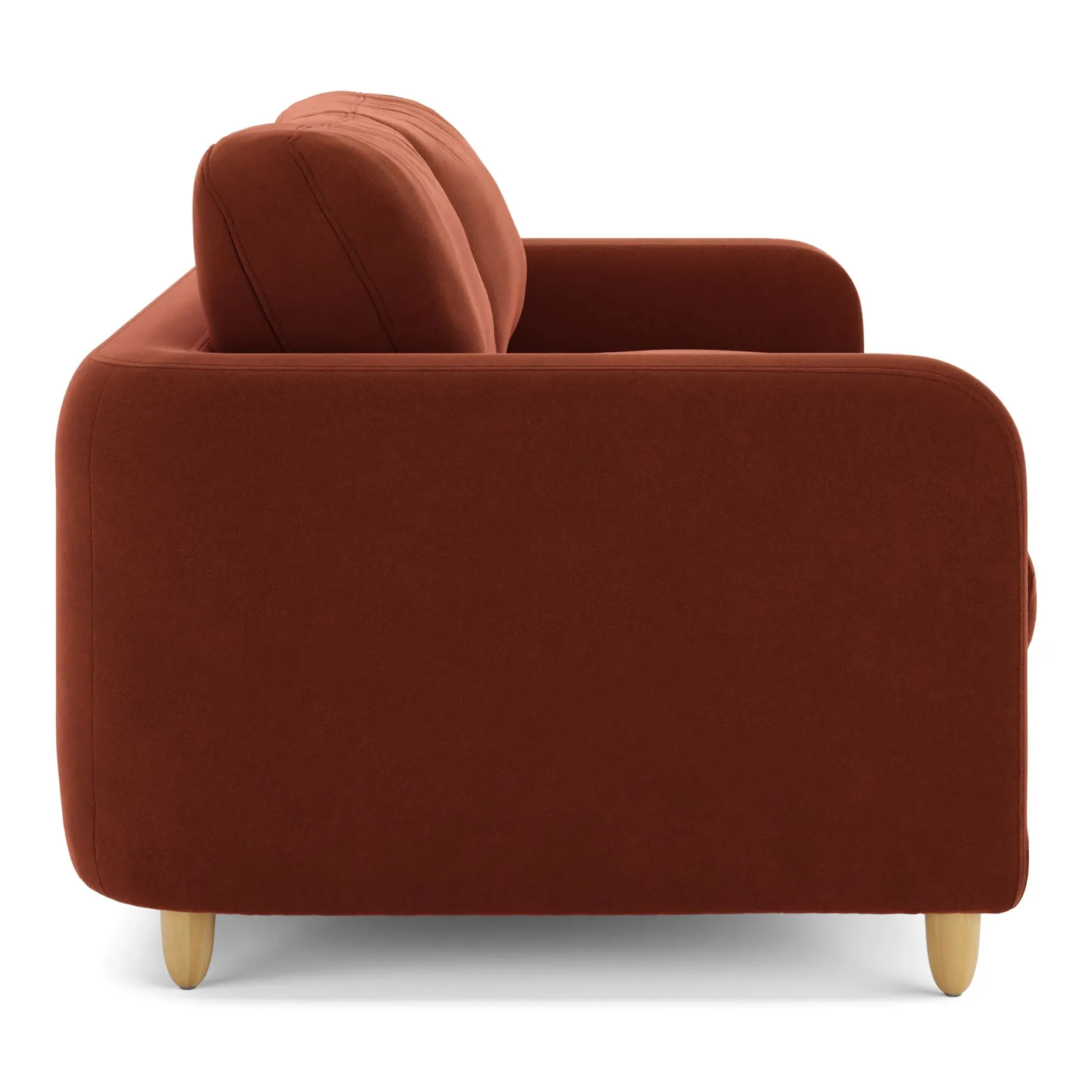 Vati 80" Velvet Sofa Bed - Hale Rust
