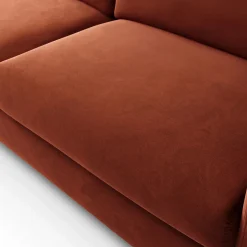 Vati 92" Velvet Sofa - Hale Rust