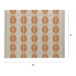 Velma 8 x 10 Indoor/Outdoor Rug - Terracotta