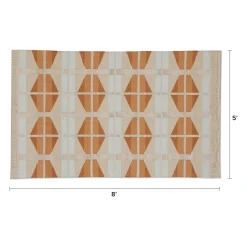 Velma 5 x 8 Indoor/Outdoor Rug - Terracotta