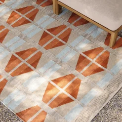 Velma 5 x 8 Indoor/Outdoor Rug - Terracotta
