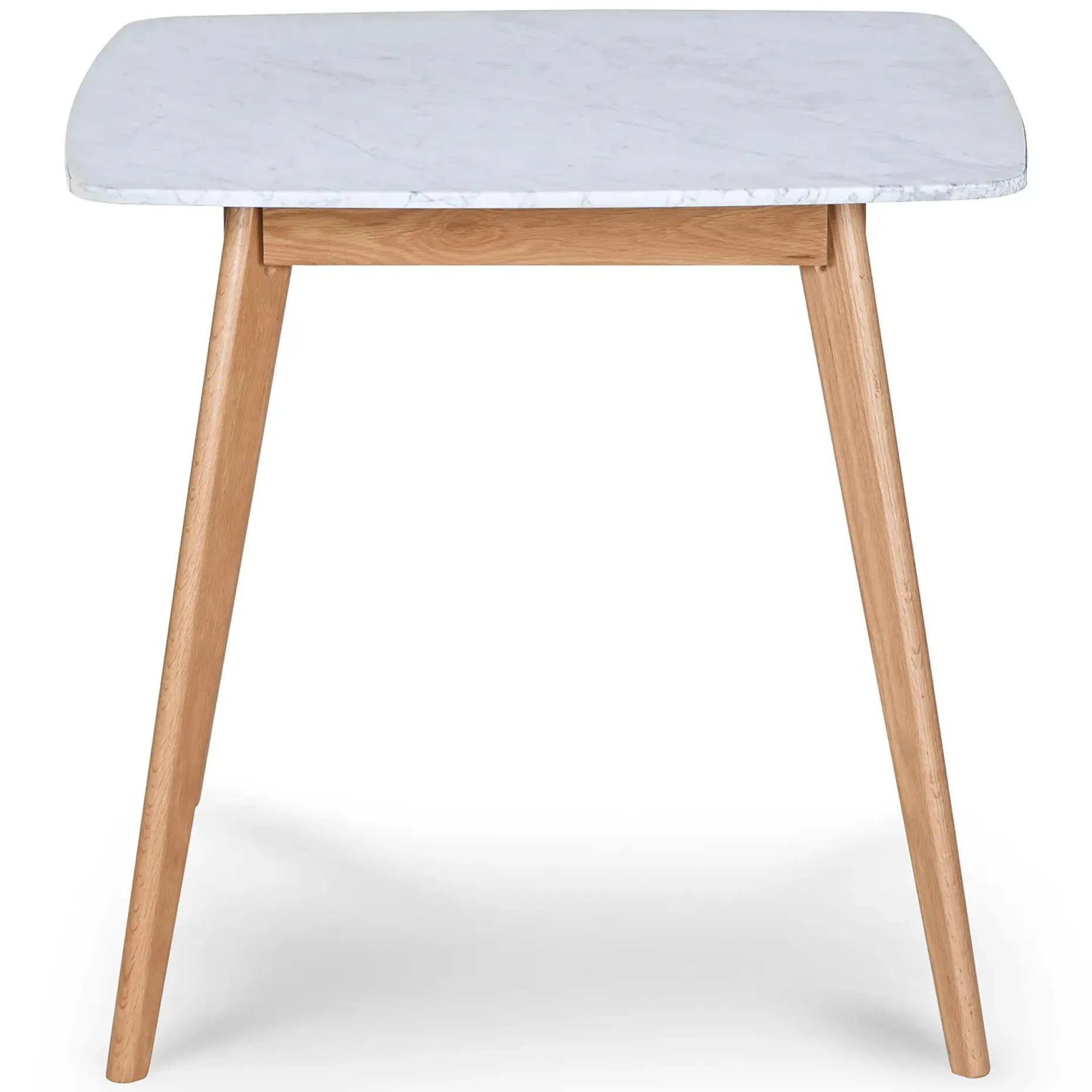 Vena Cafe Table - Oak and Marble