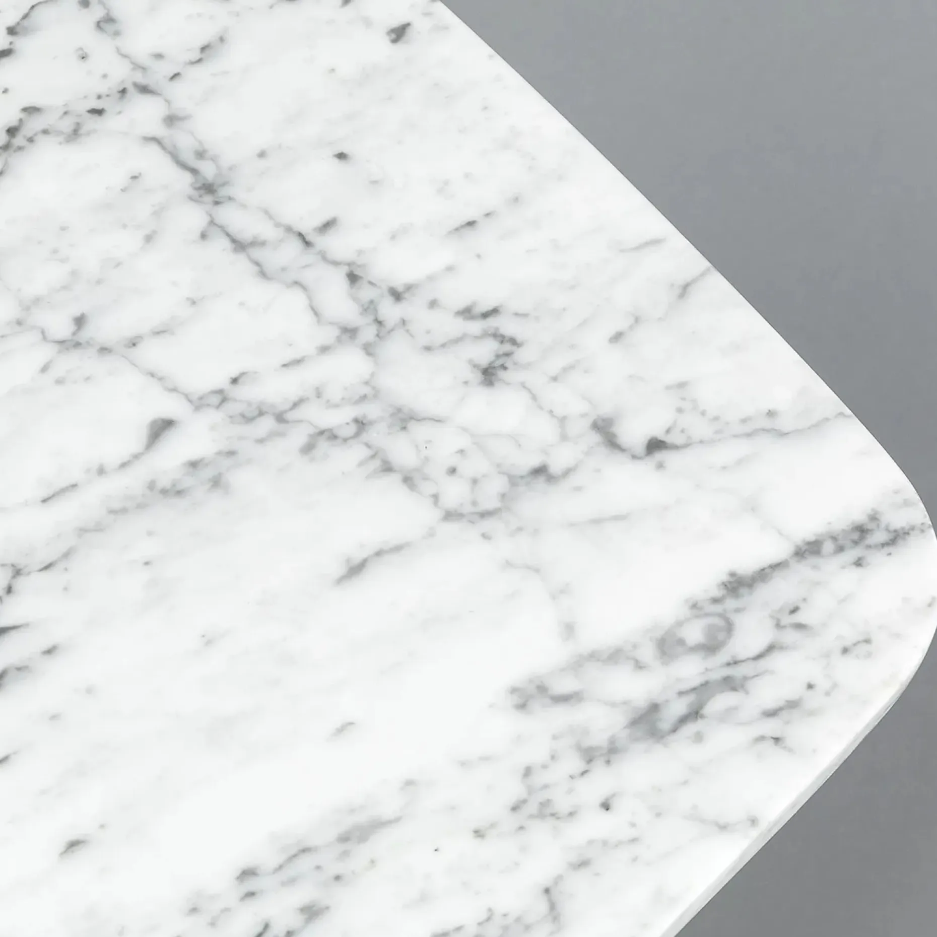 Vena 43.5" Marble Coffee Table - Walnut