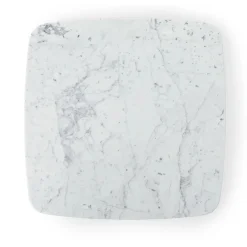 Vena Marble Square Side Table - Walnut