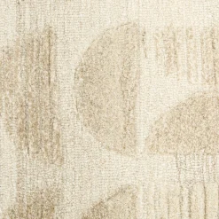 Waard 8 x 10 Rug - Beige Geometric Circle