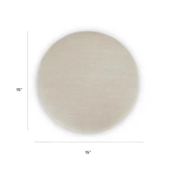 Wanda Round Seat Cushion - Welsh Taupe