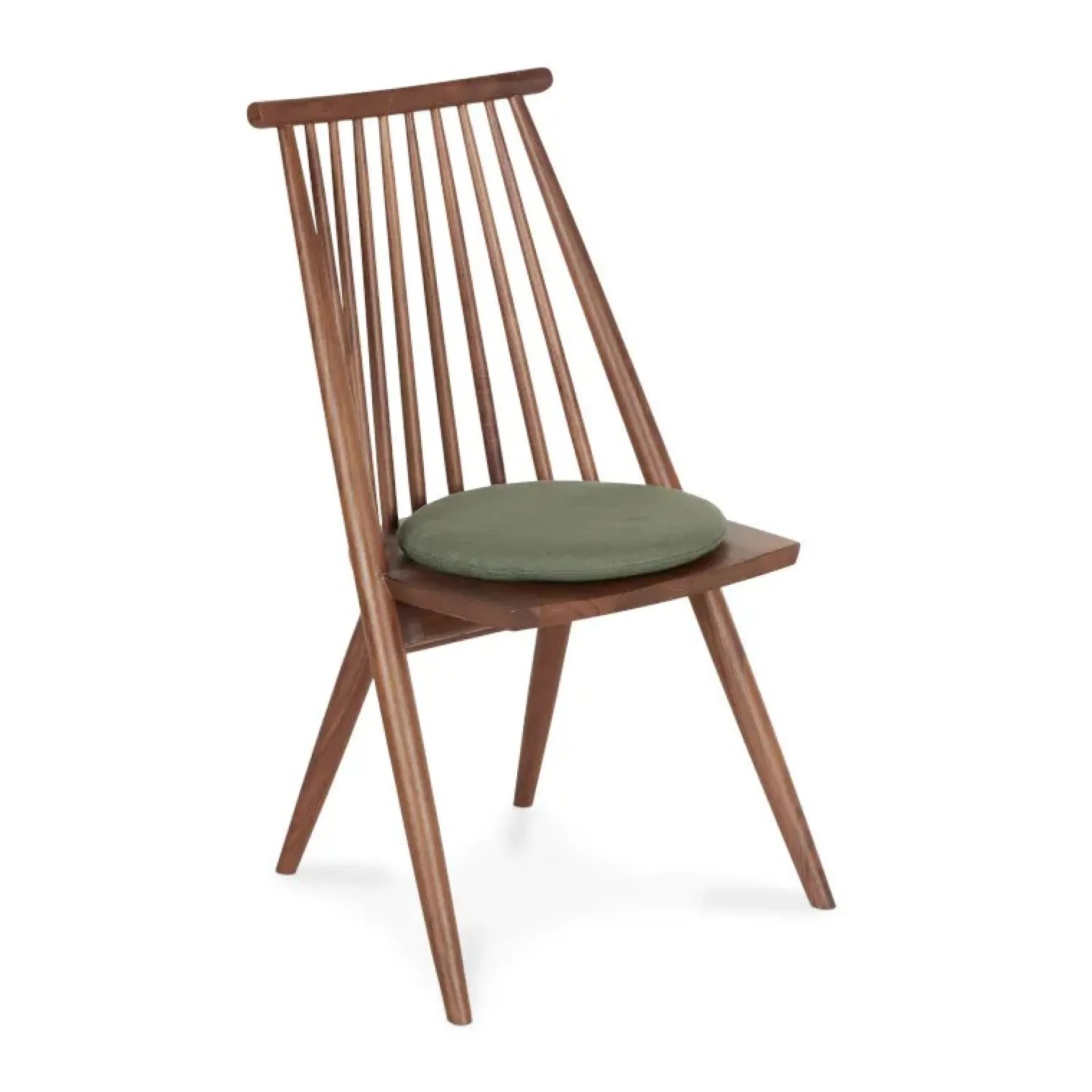 Wanda Round Seat Cushion - Welsh Green