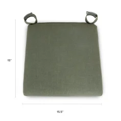 Wanda Square Seat Cushion - Welsh Green