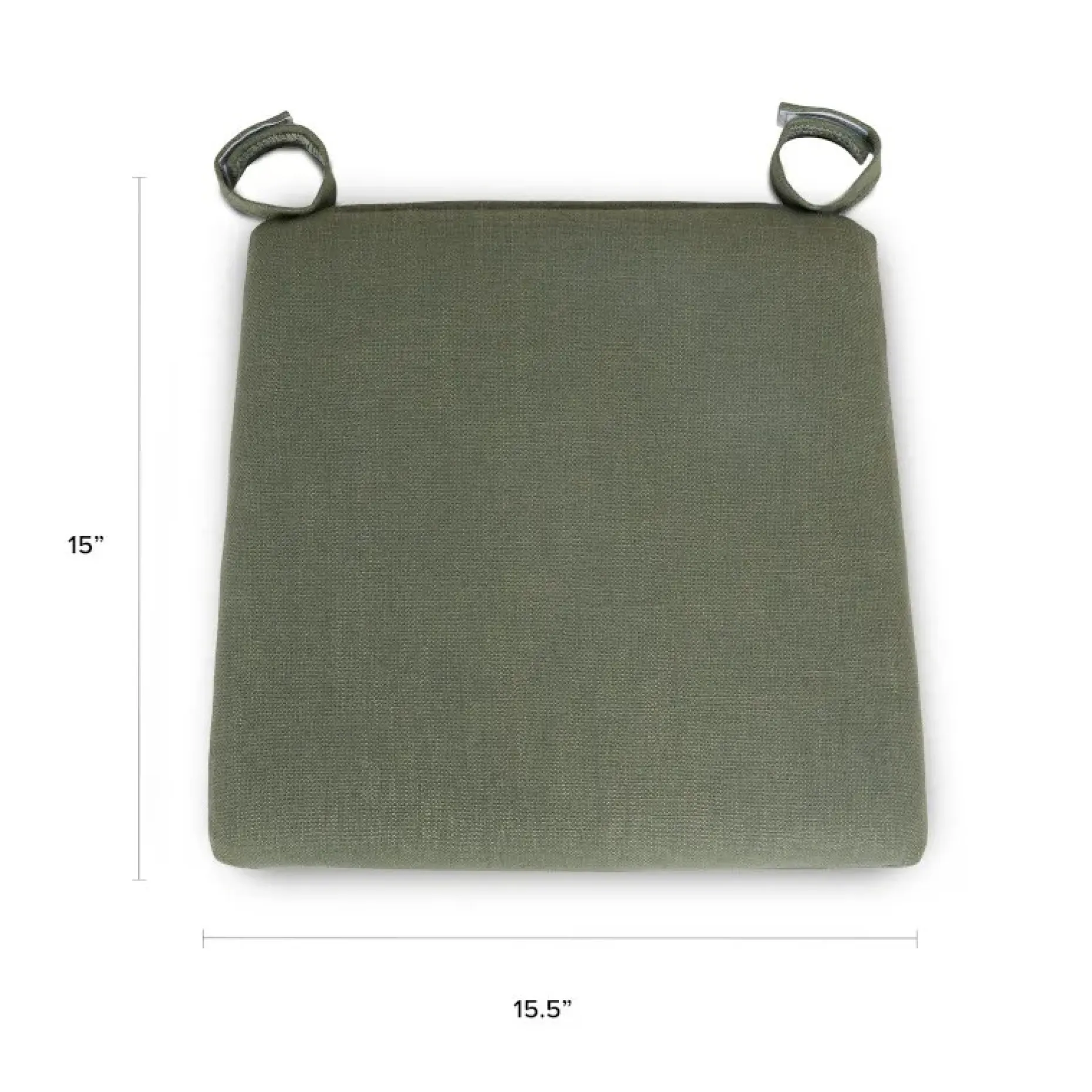 Wanda Square Seat Cushion - Welsh Green