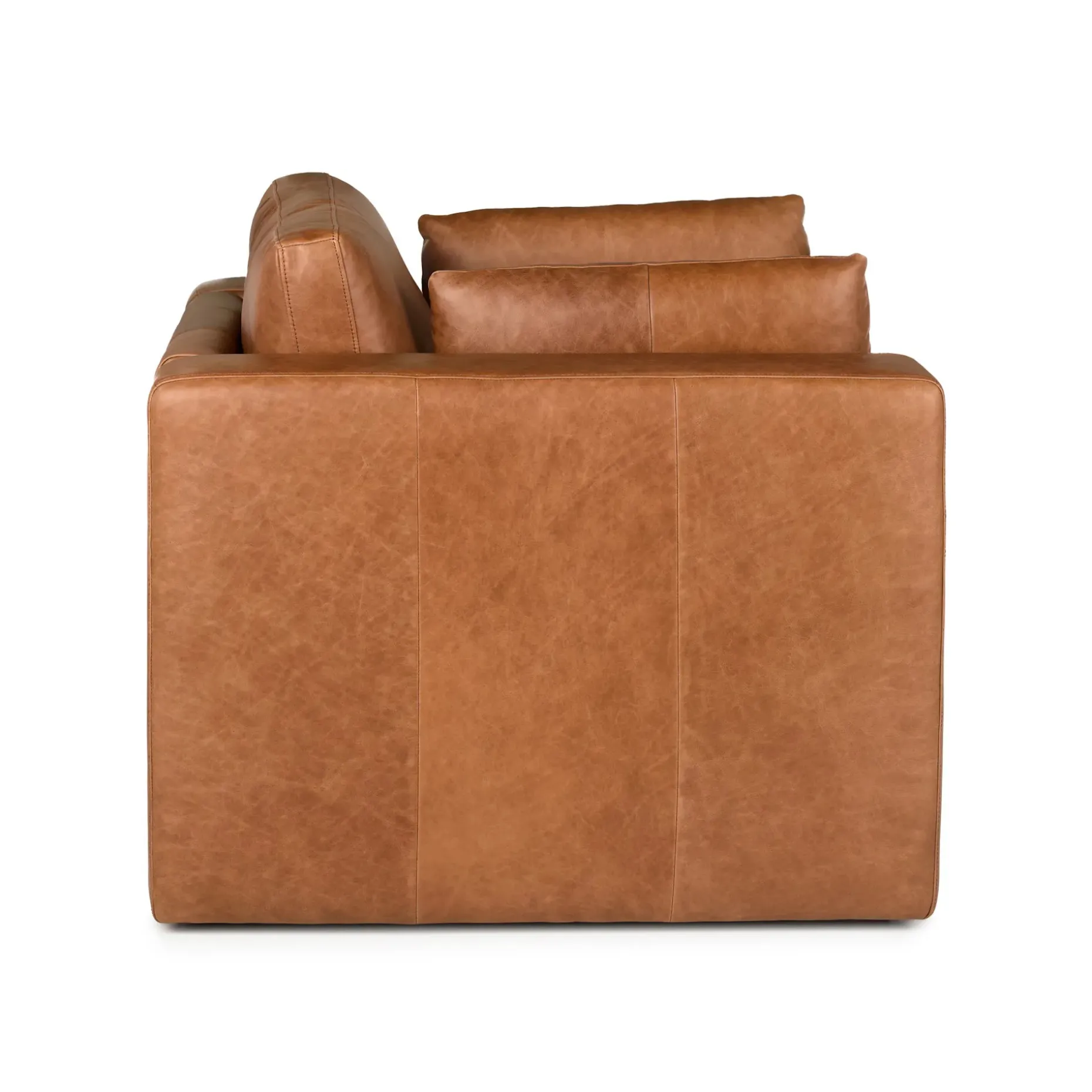 Whitmore 50" Leather Lounge Chair - Salerno Tan