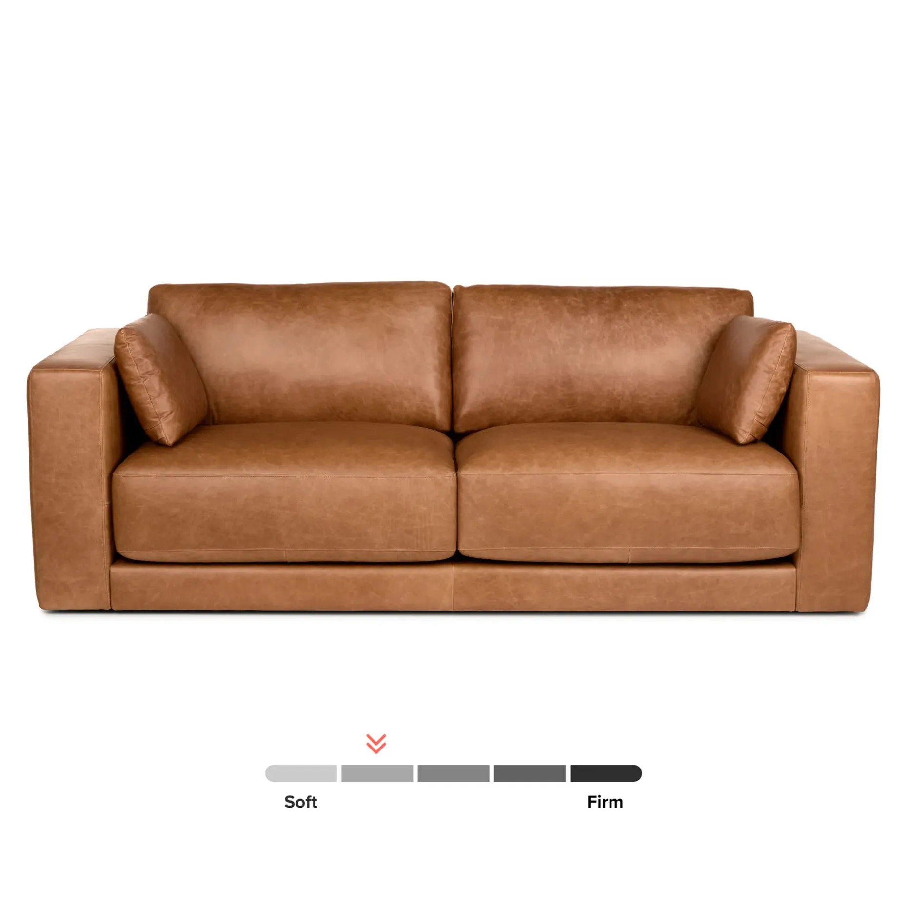 Whitmore 91" Leather Sofa - Salerno Tan
