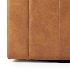 Whitmore 50" Leather Swivel Lounge Chair - Salerno Tan