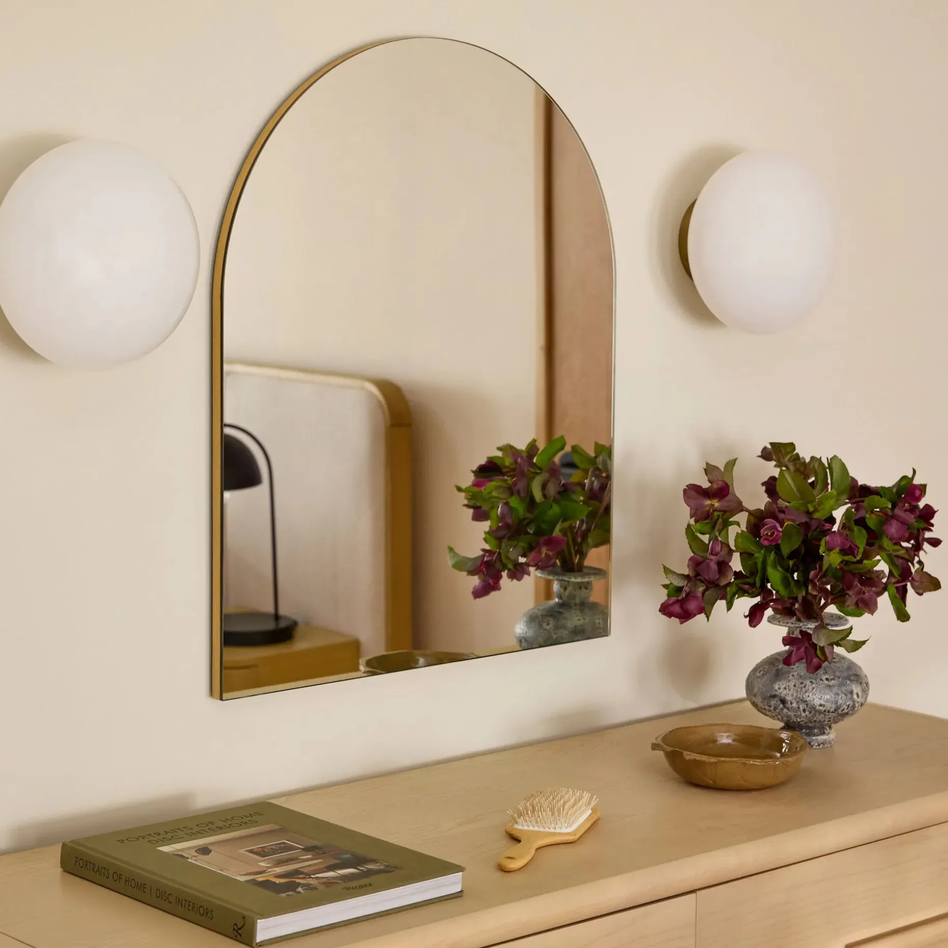 Williams Wall Mirror - Oak