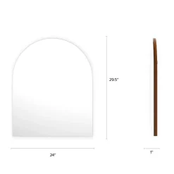 Williams Wall Mirror - Walnut