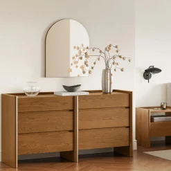 Williams Wall Mirror - Walnut