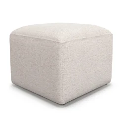 Winslow 21.25" Ottoman - Napa White