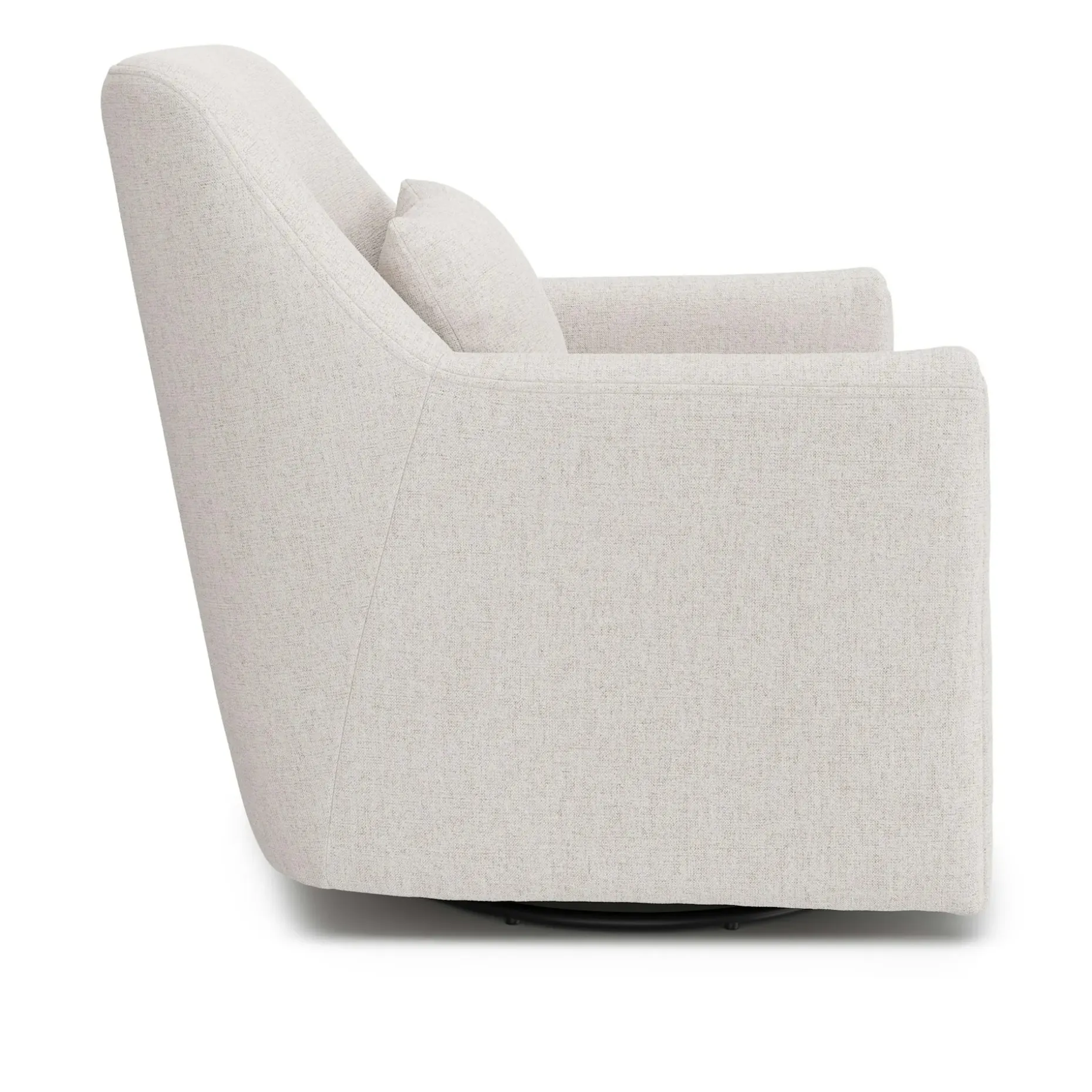 Winslow 29.5" Swivel Glider Chair - Napa White
