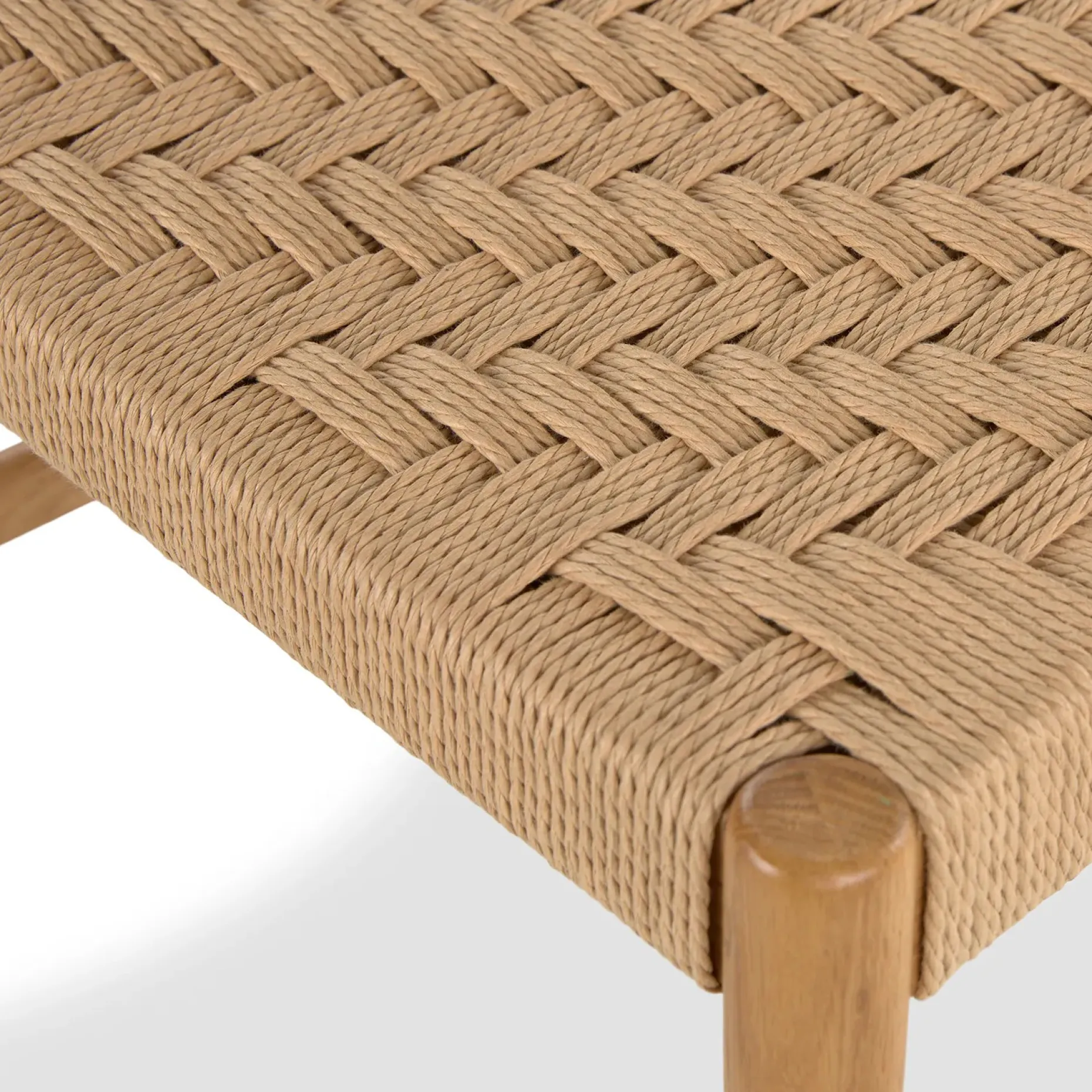 Wosla Corded Dining Chair - Oak