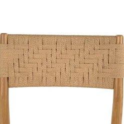 Wosla Corded Dining Chair - Oak