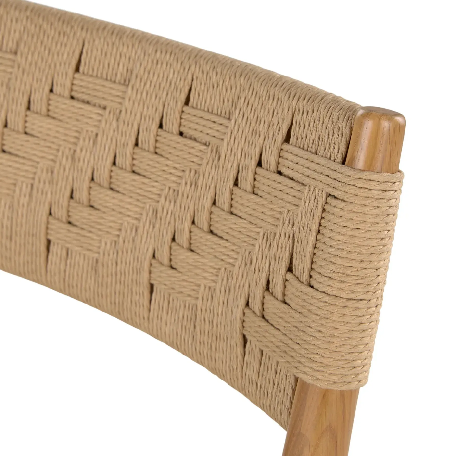 Wosla Corded Dining Chair - Oak