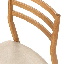 Wosla Dining Chair - Oak and Bristol Ivory