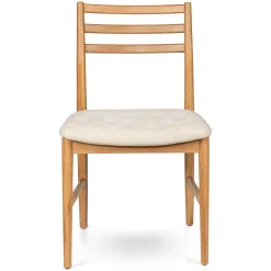 Wosla Dining Chair - Oak and Bristol Ivory