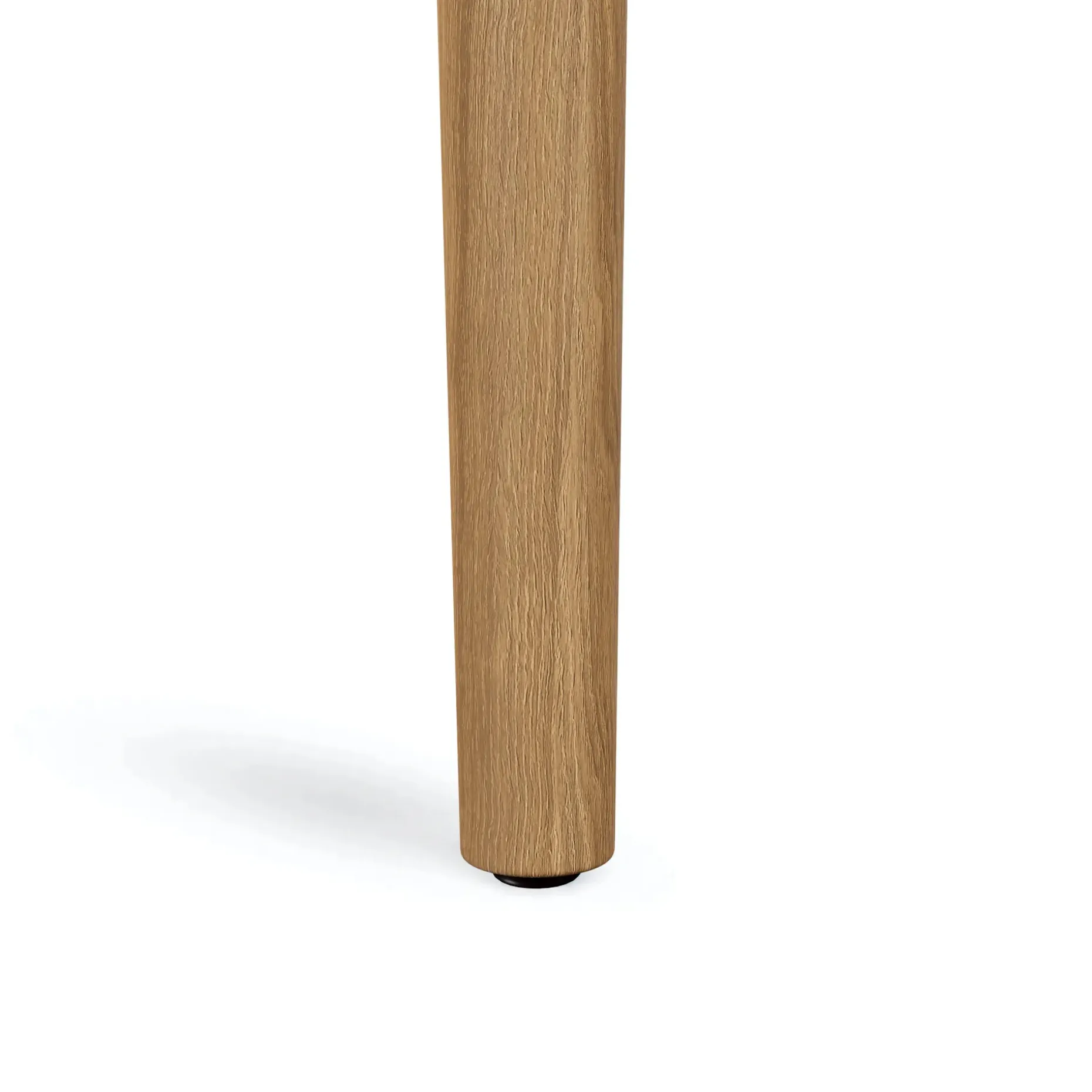 Wosla Leather Dining Chair - Oak and Taos Tan