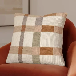 Wren Large Pillow - Ivory Multi