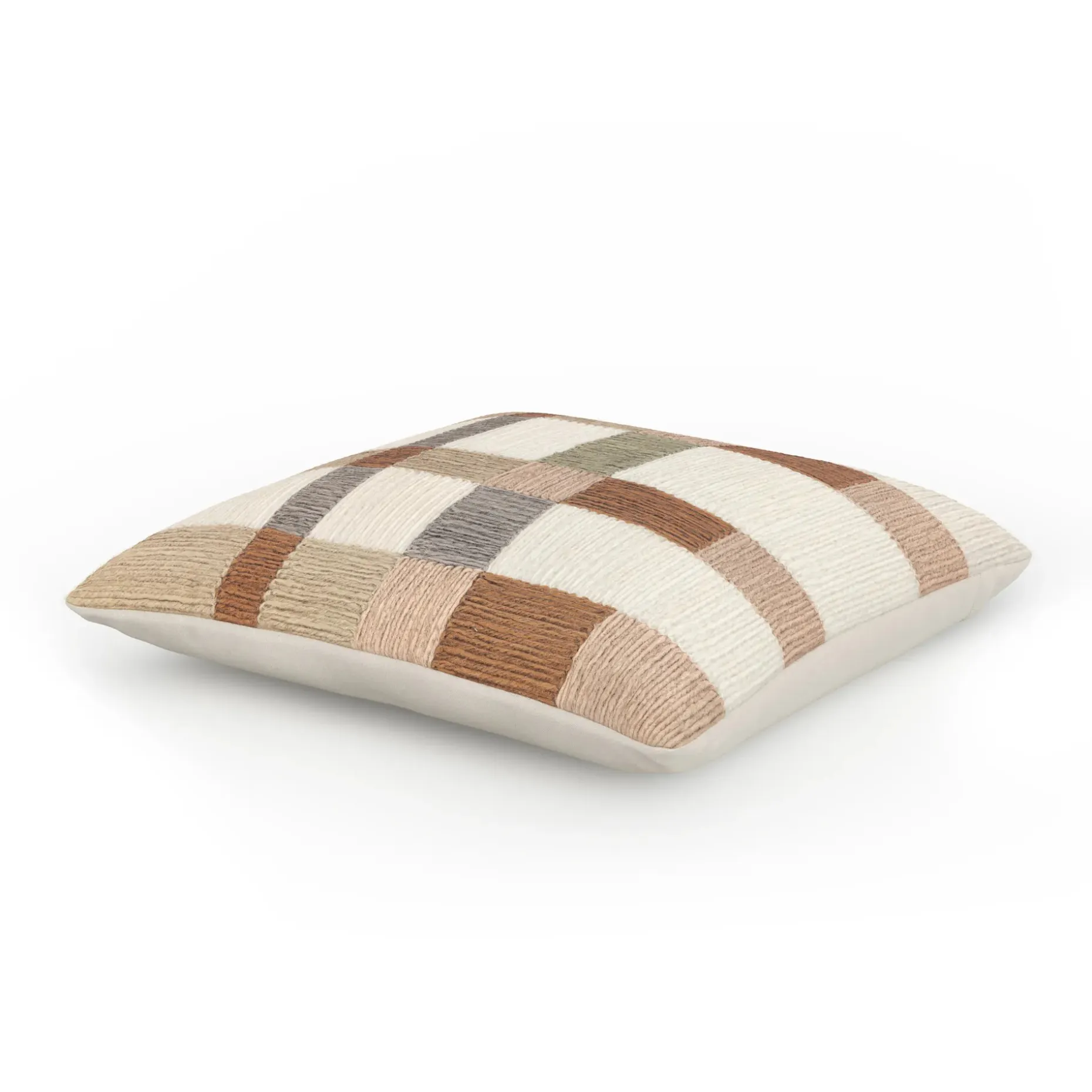 Wren Large Pillow - Ivory Multi