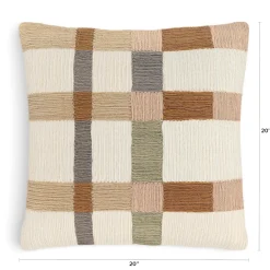 Wren Large Pillow - Ivory Multi