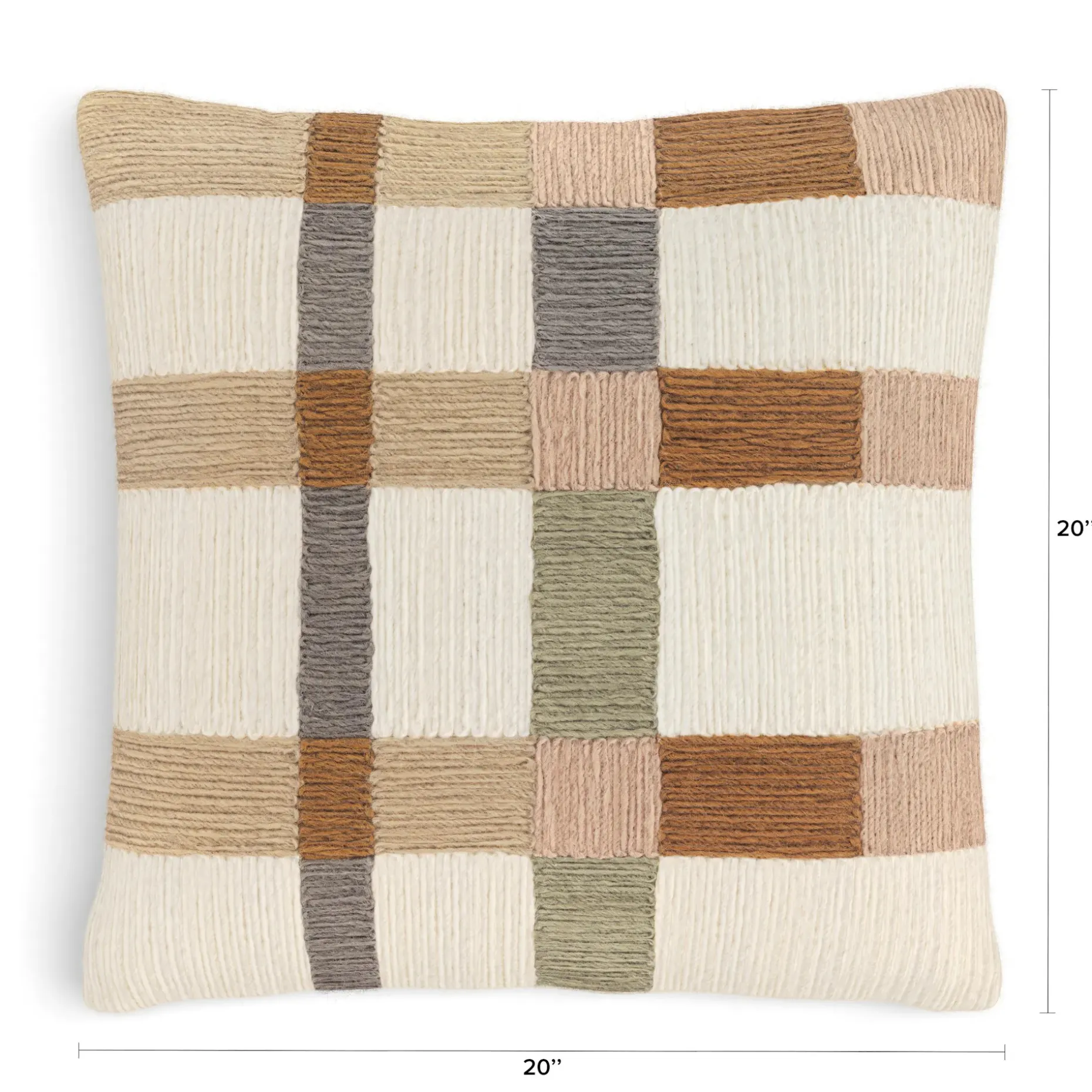Wren Large Pillow - Ivory Multi