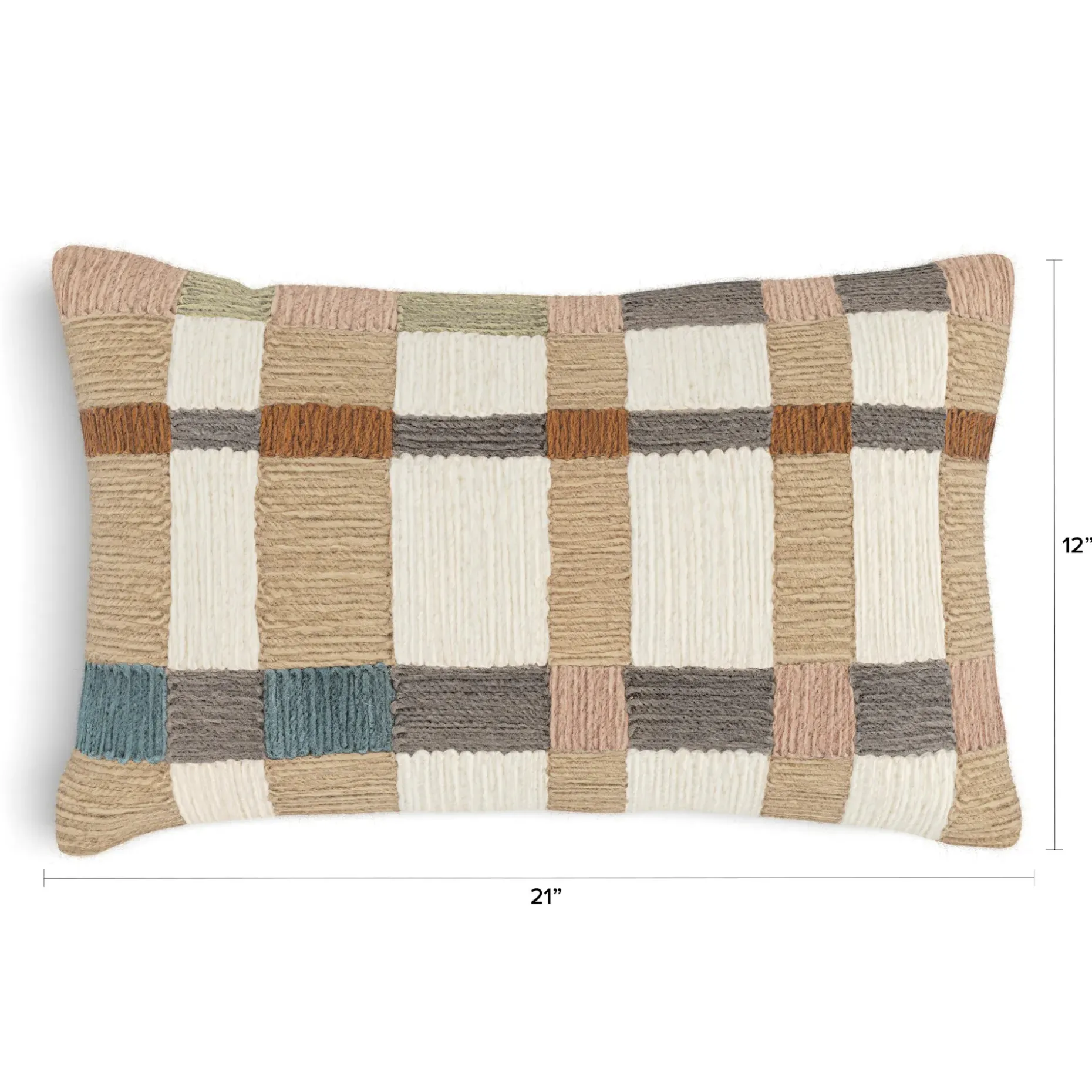 Wren Small Pillow - Ivory Multi